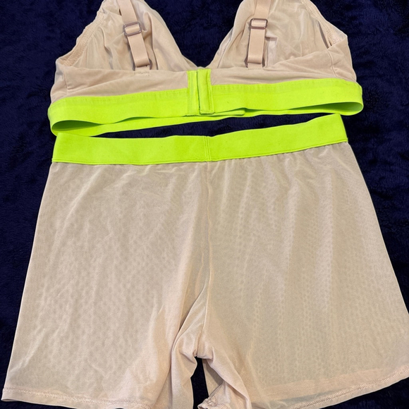 Aerie Smoothez You Wear Intimates Set Beige/Green Size XL - Picture 4 of 7